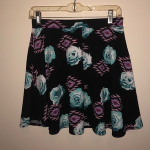 High waisted skater skirt